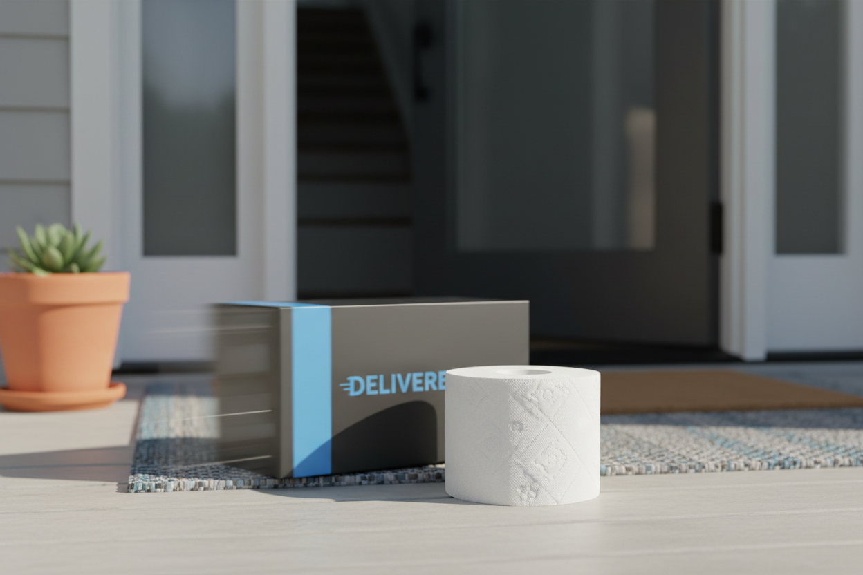 the softest toilet paper with the fastst delivery to the front door